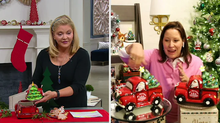 Mr. Christmas Nostalgic Pick-up Truck Cookie Jar on QVC