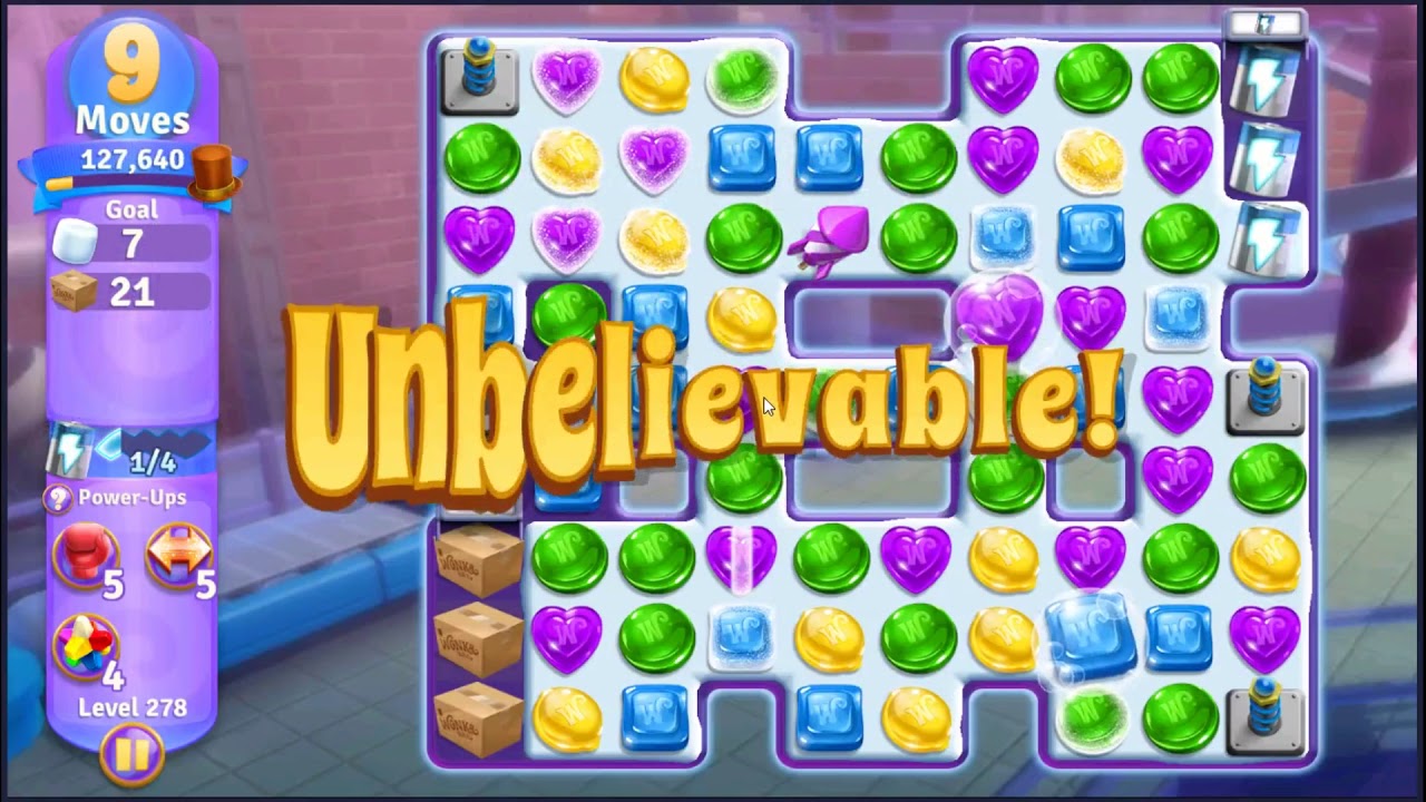Wonka's World of Candy Level 278 "Topped Out!" • OverPowear