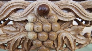 Wood carving. Виноградная гроздь на угловую полку для икон Wood carving. Виноградная гроздь на угловую полку для икон