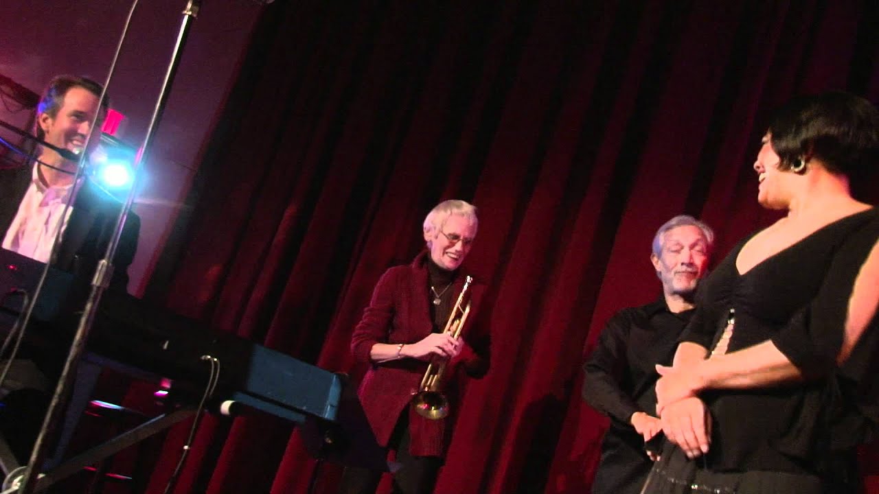 Scottie Hodge and Dizzy Gillespie 's trumpet at South Carolina Jazz Festival, Cheraw SC 10/15/11