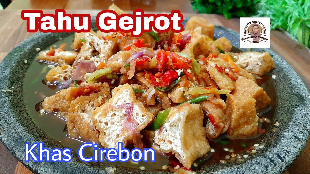 Таху Гейрот, фирменное блюдо Чиребона. Вкусный способ приготовления тофу.