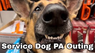 Service Dog Outing At Home Depot!