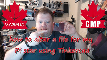 how to altar a file for my Pi star case using Tinkercad