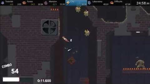 Dustforce DX - Any% All Levels Speedrun [45:26]