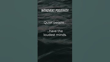 Don’t underestimate introverts! Comment below👇🏽 if you’re a proud introvert! #shorts #introvert