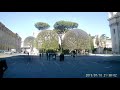 Andrea Bocelli rides in Vatican City