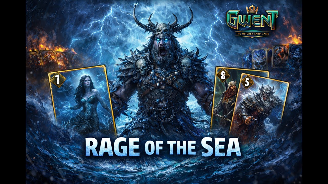 RAGE OF THE SEA IS DISGUSTING 🌊 | Rioghan Flips 70 POINTS INTO A WIN | GWENT