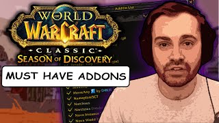 Get these ESSENTIAL Addons for Season of Discovery *leveling and more!*