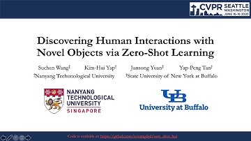 Discovering Human Interactions with Novel Objects via Zero-Shot Learning, CVPR, 2020