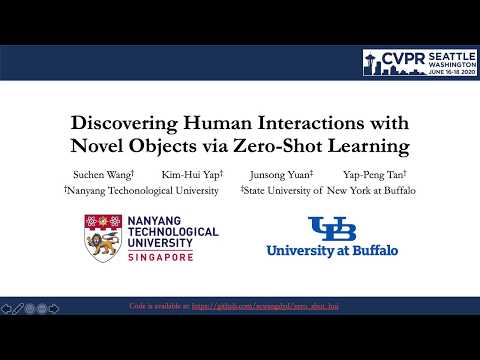 Discovering Human Interactions with Novel Objects via Zero-Shot Learning, CVPR, 2020