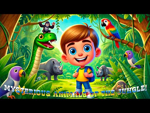 Детский обучающий мультик - ЗАГАДОЧНЫЕ ЖИВОТНЫЕ ДЖУНГЛЕЙ! ( MYSTERIOUS ANIMALS OF THE JUNGLE! )