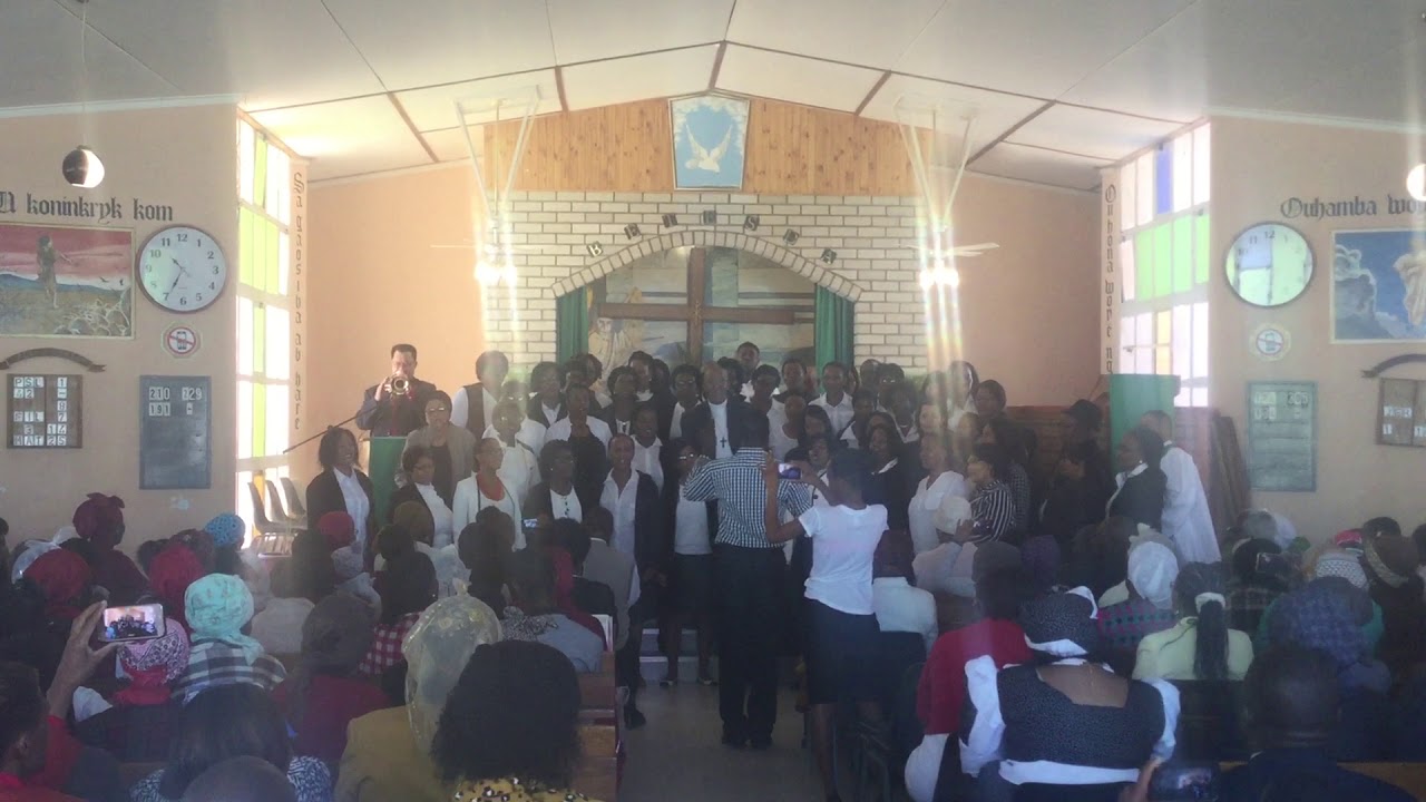 !Kheis ge a Sa, Veteran Youth Ministry, Late Herman /Huiseb conducting, ELCRN, Betesda, Namibia