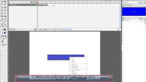 Flash tutorial: Play button