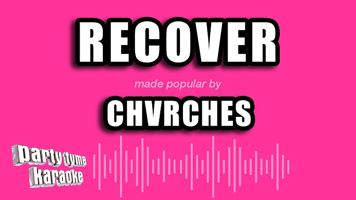 Recover Karaoke version - Karaoke performance video thumbnail