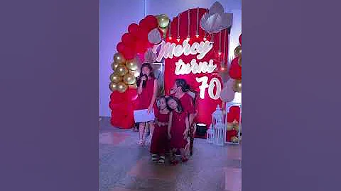 Anya singing Hero for Grandma Mercys 70th Birthday