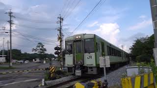 2020/8/5 JR小海線 キハ110系普通列車 JR鉄道最高地点通過