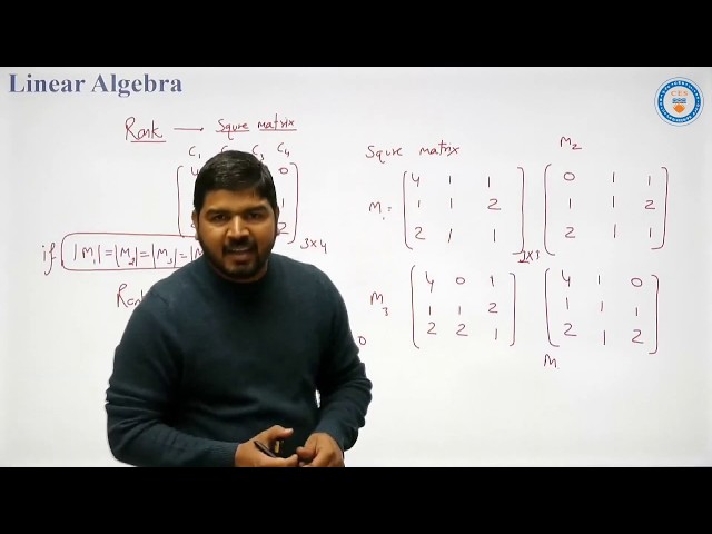 Engineering Mathematics Episode 104 (Rank and Inverse of a Matrix)