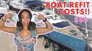 BOAT REFIT COSTS! Renovating a 54ft boat Jeanneau