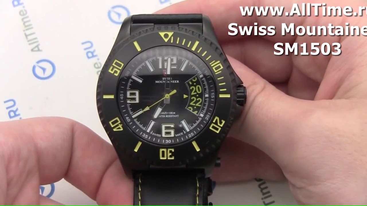 Обзор. Мужские наручные часы Swiss Mountaineer SM1503