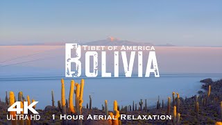 [4K] BOLIVIA 2024 🇧🇴 1 HOUR Drone Aerial Relaxation Film | La Paz Piano Study Music