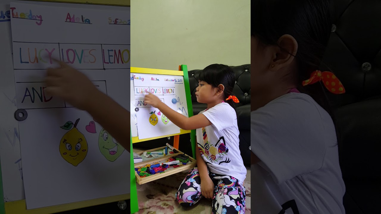 My pre school homework activity - YouTube