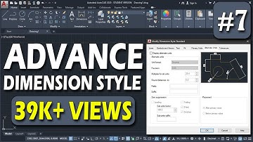 #7 | AutoCAD | Advance Settings of DIMENSION STYLE MANAGER @DeepakVerma_cad