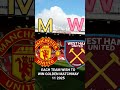 ⚽ MAN U VS WESTHAM WHO WILL WIN THE MATCH? #manutd #westhamunited #football #fryp #automobile #ue