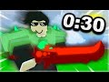 THE *FASTEST* SKYWARS GAME EVER… (Roblox Bedwars)