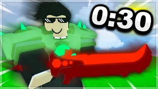 THE *FASTEST* SKYWARS GAME EVER… (Roblox Bedwars)