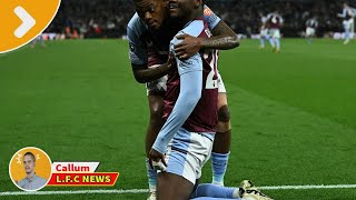 Liverpool News Live: Liverpool dealt late double blow as Aston Villa super sub inspires Hollywo...