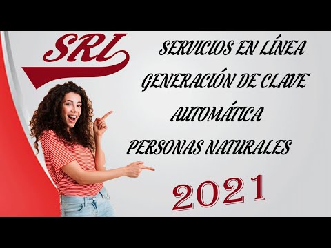 GENERACIÓN DE CLAVE DEL SRI - PROCESO AUTOMÁTICO - SERVICIOS EN LÍNEA