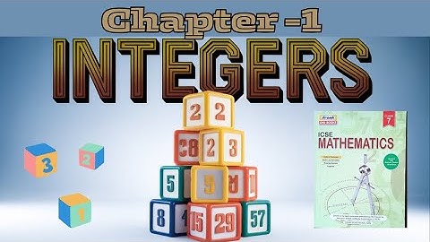 Frank ICSE Mathematics |Chapter 1 | Integers | Class 7 | Exercise 1.1 | P-1