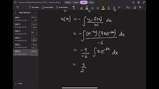 Famous 1.6 Ordinary Differential Equations - Variation of Parameter Profile