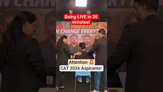 Rahul Sir & Juh Ma'am Is Here! CAT Exam Preparation 2026 Revealing #cat2026 #shorts #mocks