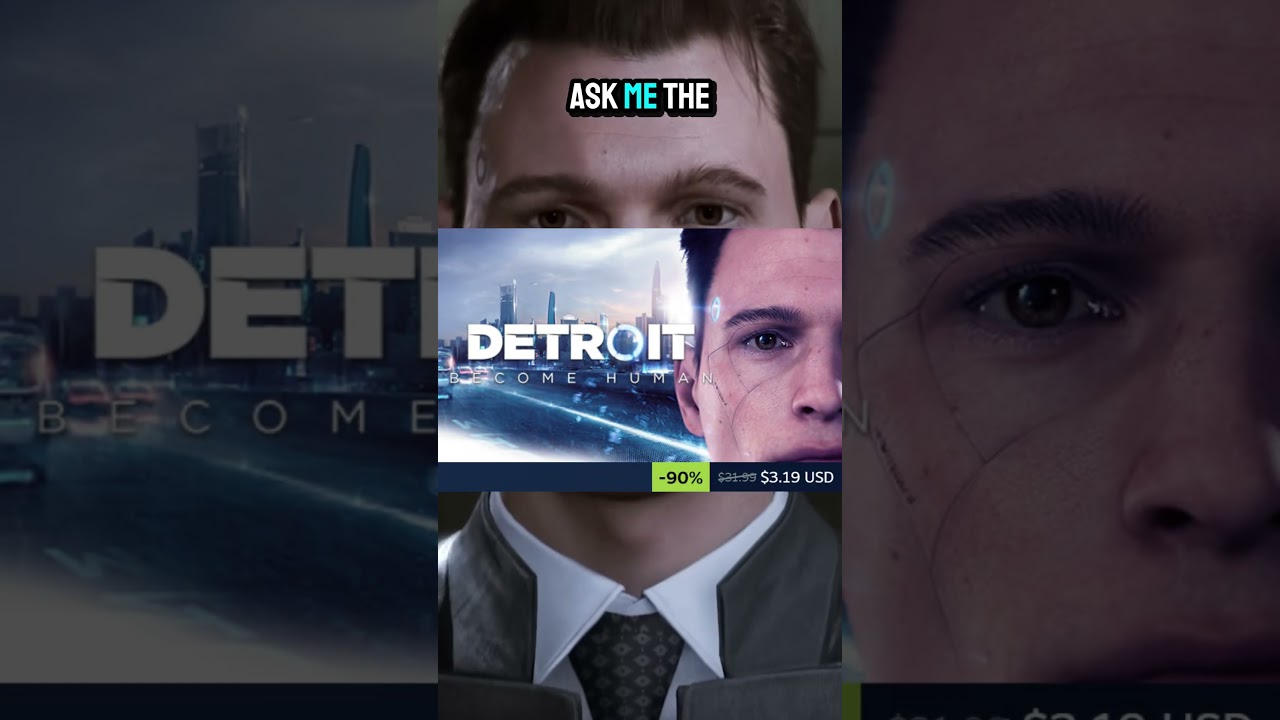 Detroit Become Human Only $3! 😱 | Steam Winter Sale 90% OFF