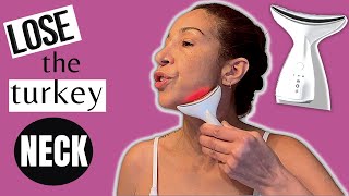 NEW Deplux Neck LED Device Video Get rid of Neck SAGGING SKIN? Check out this DEMO and REVIEW!!
