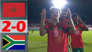 Morocco vs South Africa Highlights | Africa Cup of Nations U17 - AFCONU17 2023 | 4.30.2023