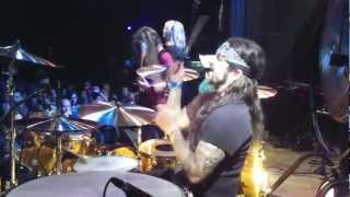 mike portnoy drum cam dazed confused bonzo birthday bash 2012