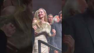 Angelina Jolie tears up during 8-minute standing ovation for her role in upcoming film
