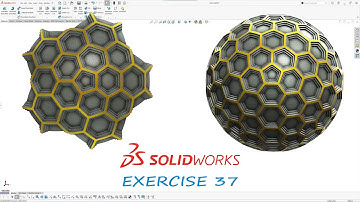 Stunning Honeycomb Patterns on Spheres in SOLIDWORKS