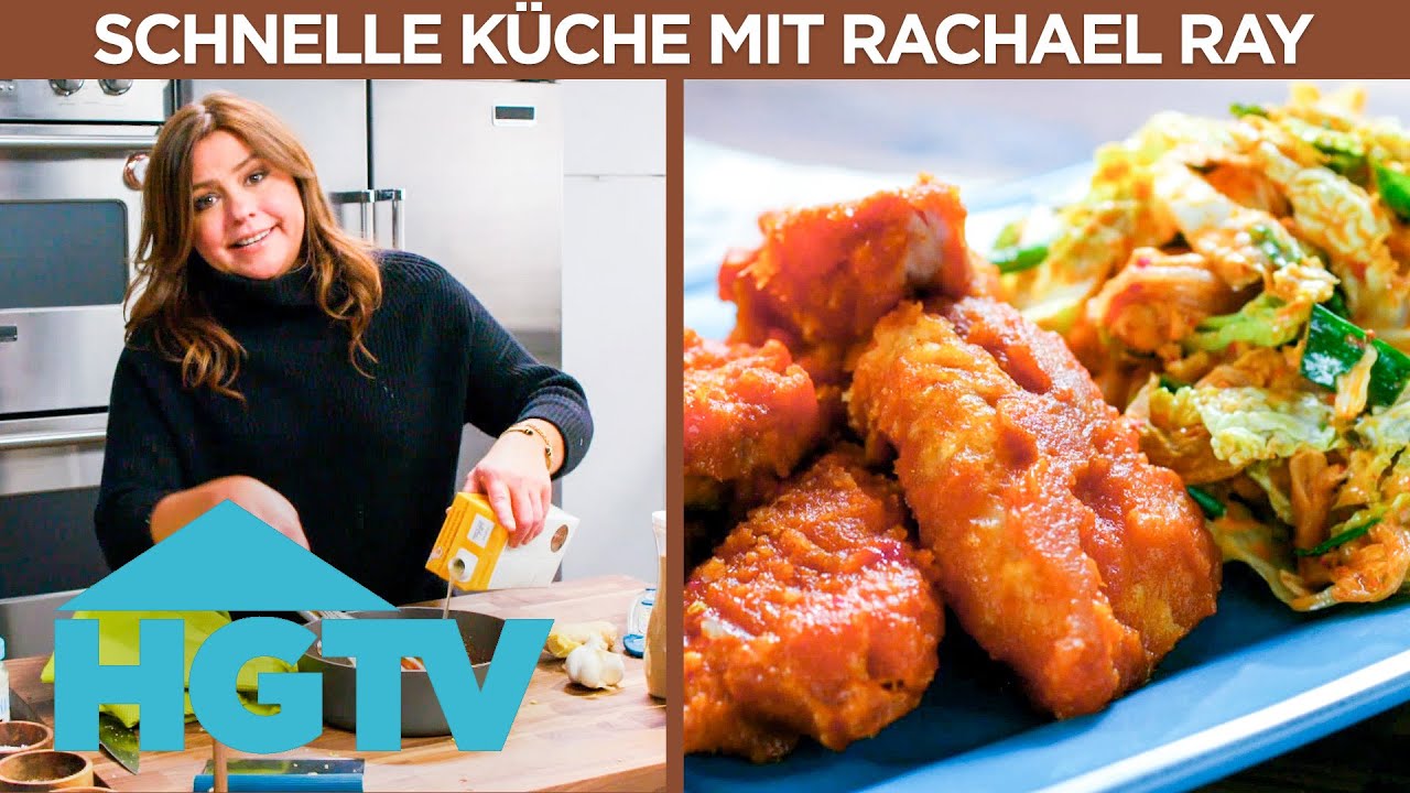 Korean Fried Chicken Mit Kimchi Schnelle Kuche Mit Rachael Ray Hgtv Deutschland Youtube