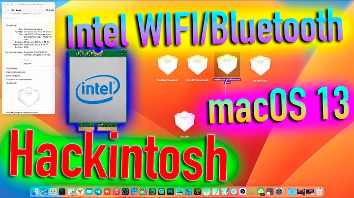 Hackintosh: Wi-Fi und Bluetooth Einrichtung mit Mac OS Mantra und Mac OS Ventura