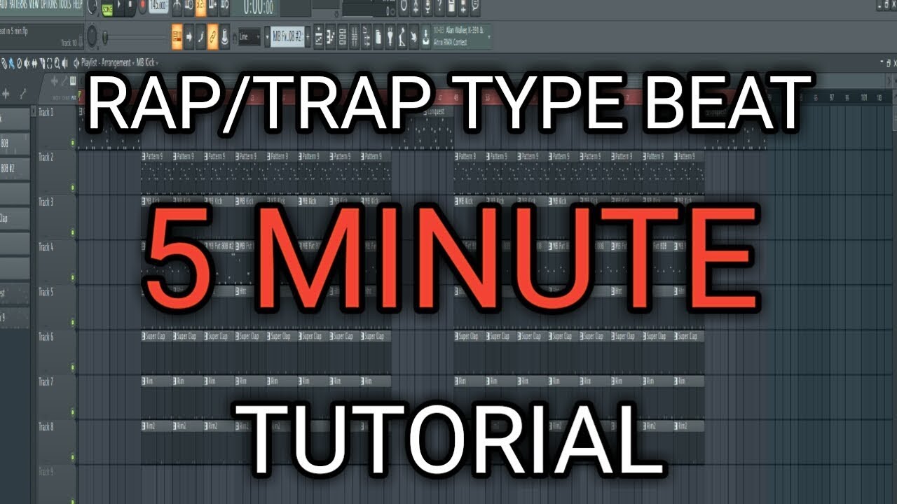 How to Make Rap Trap Beat in 5 Min FL Studio Tutorial - YouTube
