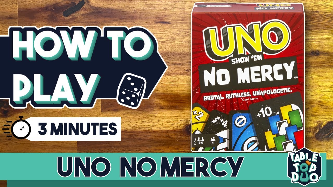 How to Play UNO No Mercy in 3 minutes How to Play UNO No Mercy in 3 minutes