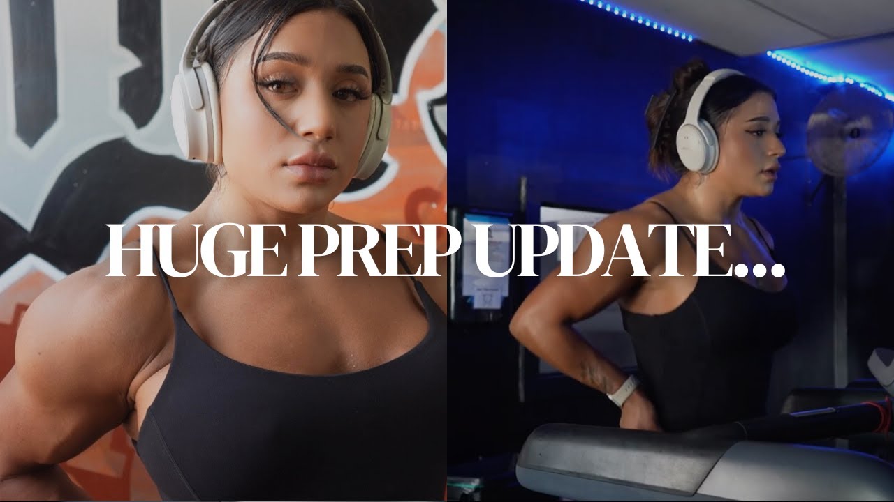 huge prep update | cutting calories + increasing cardio