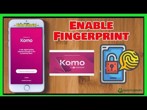 Komo Fingerprint: How to Enable Fingerprint login