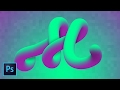 Advanced 3D Typography Effects PART 1 Photoshop CC (How to Create Amazing Text with Mixer Brush)