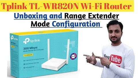 Tplink TL Wr820n Multi Mode Wifi Router Configuration | Tplink Wifi Router setup as Range Extender