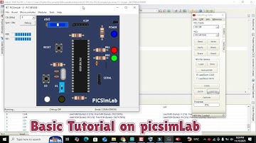 A basic tutorial on picsimLab simulator
