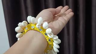 Diy Navratri Hand Bracelet (Beautiful Navratri Diy Jwellery) 🥰